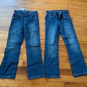 2 pair size 6 SLIM jeans